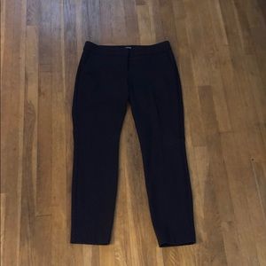 Purple and blue pattern dress pants from Express